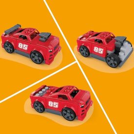 Kit Constru&ccedil;&atilde;o 3 em 1 Carro Monte e Acelere Mega Blocks