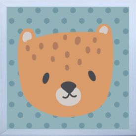 Kit De Quadros Decor Baby 3 Peças - Safari