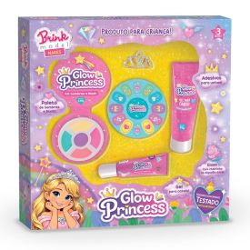Kit Maquiagem Infantil Glow Princesa Brink Model