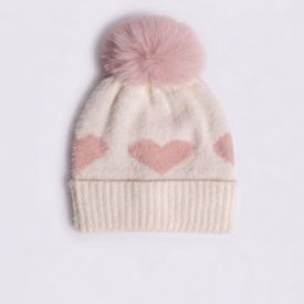 Kit Gorro e Luva Infantil Menina Yoyo Kids - OFF WHITE U