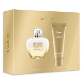 Kit Perfume Her Golden Secret e Desodorante Spray Banderas
