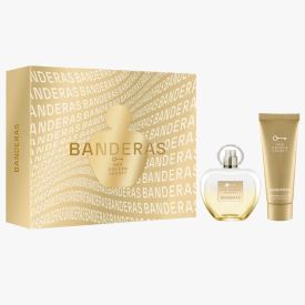Kit Perfume Her Golden Secret e Desodorante Spray Banderas