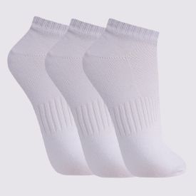 Kit Meia Feminina com 3 Pares Cano Curto Holla