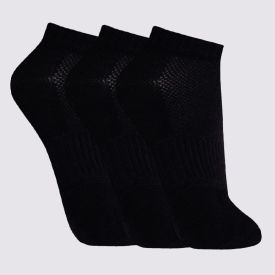 Kit Meia Feminina com 3 Pares Cano Curto Holla