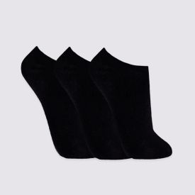 Kit Meia Feminina com 3 Pares Cano Invísivel Holla