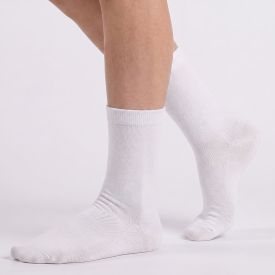 Kit Meia Masculina com 3 Pares Cano Longo Risk Bco/Bco/Bco