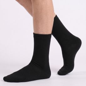 Kit Meia Masculina com 3 Pares Cano Longo Risk Pto/Pto/Pto