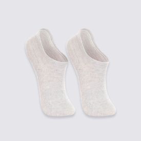 Kit Meia Sapatilha com 2 Pares Lupo - Cinza 34/39