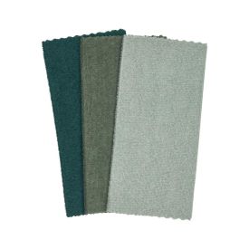 Kit Panos Multiuso Pratik 3 Peças Havan Casa - Tons De Verde