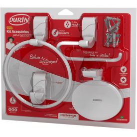 Kit para Banheiro Sofisticato 4 Peças Durin