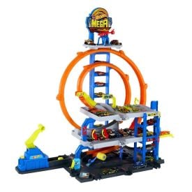 Kit Pista Hot Wheels Mega Garagem Mattel