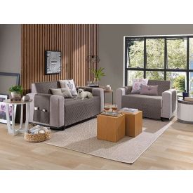 Kit Protetor de Sofa 2 e 3 Lugares Havan - Cinza 