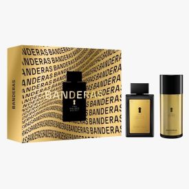 Kit Perfume Masculino The Golden Secret e Desodorante Spray Banderas