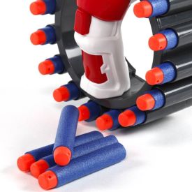 Lan&ccedil;ador De Dardos Vermelho 20 Dardos Strike Guns Havan Toys - Vermelho