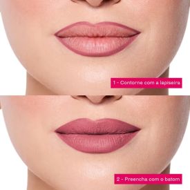 Lapiseira Labial Soft Petals Eudora Niina Secrets - Rosa Claro