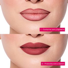 Lapiseira Labial Soft Petals Eudora Niina Secrets - Vermelho
