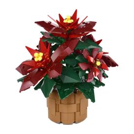 Lego Botânica Poinsettia - 608 peças