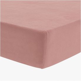 Lençol Avulso Casal com Elástico Plush Havan Casa - Rosa Poema