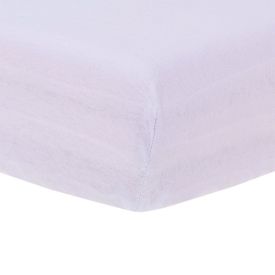 Lençol Avulso Com Elástico Para Berço Malha Yoyo Baby - Branco