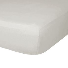 Lençol Avulso King Com Elástico Malha Slim Solecasa 1 Peça - Creme