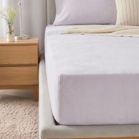 Lençol Avulso King com Elástico Plush Havan Casa - Cinza Lunar 