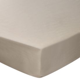 Lençol Avulso Queen Com Elástico Microfibra Liso Havan Casa - Bege