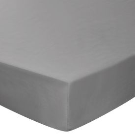 Lençol Avulso Queen Com Elástico Microfibra Liso Havan Casa - Cinza