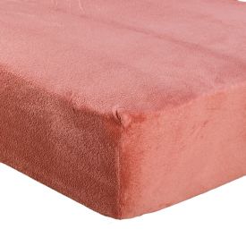 Lençol Avulso Queen com Elástico Plush Havan Casa - Argila