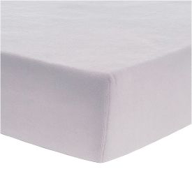 Lençol Avulso Queen com Elástico Plush Havan Casa - Cinza Lunar