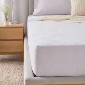 Lençol Solteiro Avulso com Elástico Plush Havan Casa - Cinza Lunar 