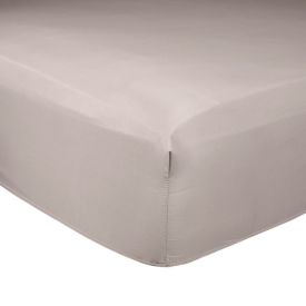 Lençol de Casal Percal Liso 100% Algodão Buona Fortuna  - Cru