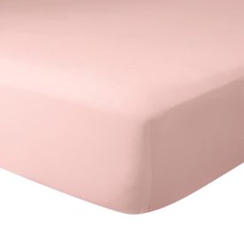 Lençol Queen Percal 100% Algodão Buona Fortuna - Rosa Liso Novo