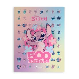 Livro 500 Adesivos Angel e Stitch Culturama - Divers&atilde;o