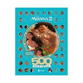 Livro 500 Adesivos Moana 2 Culturama Digital - Para Colorir