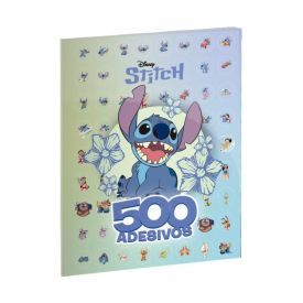 Livro 500 Adesivos Stitch Culturama Editora - Divers&atilde;o