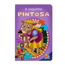 Livro Animais Da Fazenda A Vaquinha Pintosa - Quebra - Cabeça