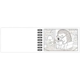 Livro Comfy Relax Laranja Capa Dura Culturama - Para Colorir