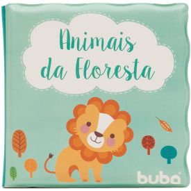 Livrinho de Banho para Bebê Buba - Animais da Floresta