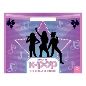 Livro Estrelas do K-Pop Meu Blocão de Colorir