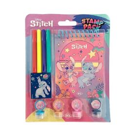 Livro Stamp Pack Stitch Disney Editora Dcl - D8297