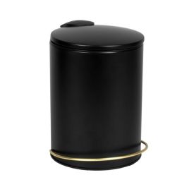 Lixeira Com Pedal Montreal Havan Casa 5 Litros - Preto 