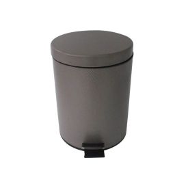 Lixeira Redonda Marrocos Com Pedal 3 Litros Havan Casa - Chocolate
