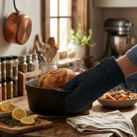 Luva de Cozinha 27 cm Masterchef Gedex - Preto