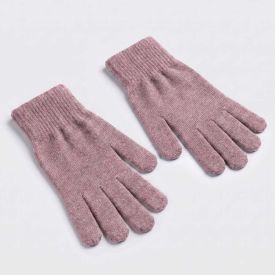 Luva Feminina Em Tricot Boby Blues Ametista