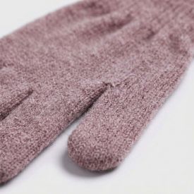 Luva Feminina Em Tricot Boby Blues Ametista