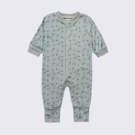 Macacão Bebê Menino Em Plush Com Pé Reversível Yoyo Baby