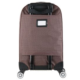 Mala de Bordo em Tecido Conexão 10Kg Tonin - Marrom