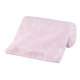 Manta de Bebê Microfibra 90X110 cm Havan Baby 1 Peça - Poa Rose