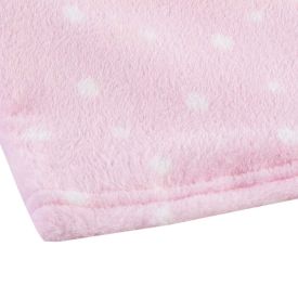 Manta de Bebê Microfibra 90X110 cm Havan Baby 1 Peça - Poa Rose