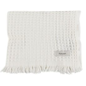 Manta Decorativa Denver 1,50X2,00 Karsten 100% Algodão - Off White